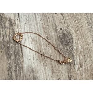 Adore by Swarovski - Signature Organic Circle Bracelet Rose Gold Plated NWOT